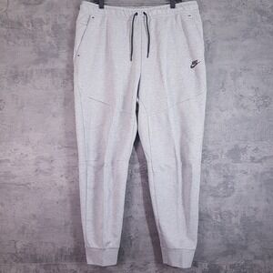 NIKE Sportswear Tech‎ Fleece Tapered Jogger Pants Mens 2XL Grey